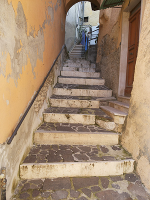Prezza House external stairs
